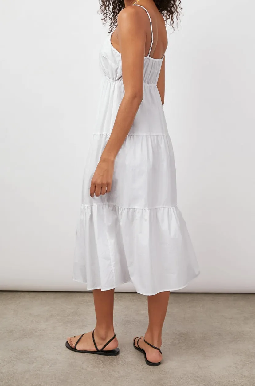 AVRIL DRESS - BRIGHT WHITE Rails