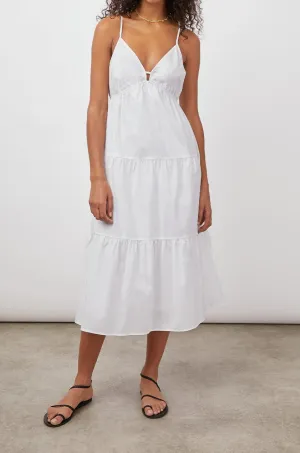 AVRIL DRESS - BRIGHT WHITE Rails
