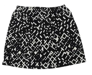 B-Skinz Black & White Pull-on Tennis Skort Size L. MSP$76