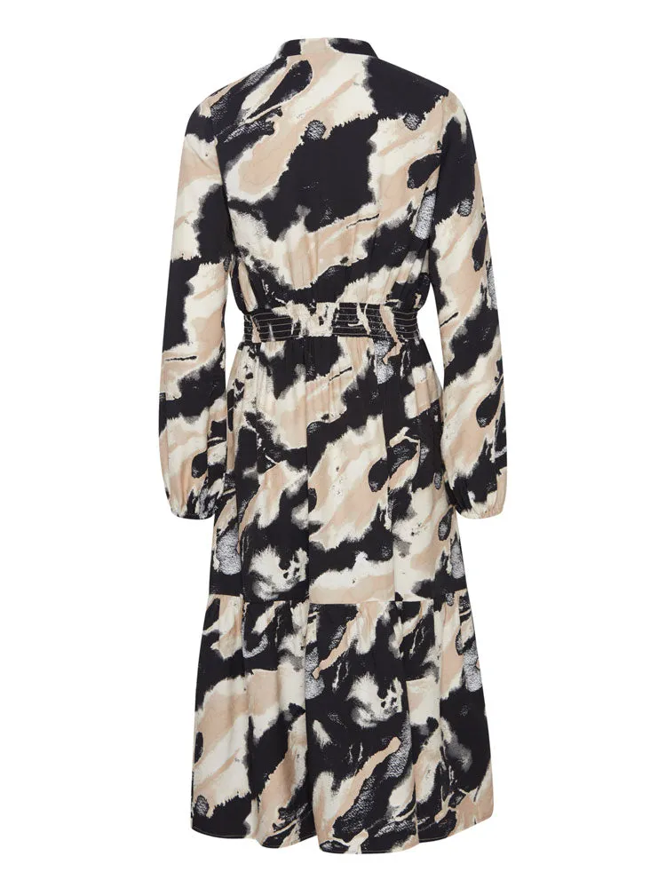 B Young ByIhamma Long Dress Birch