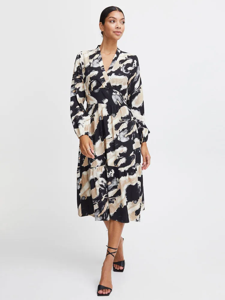 B Young ByIhamma Long Dress Birch