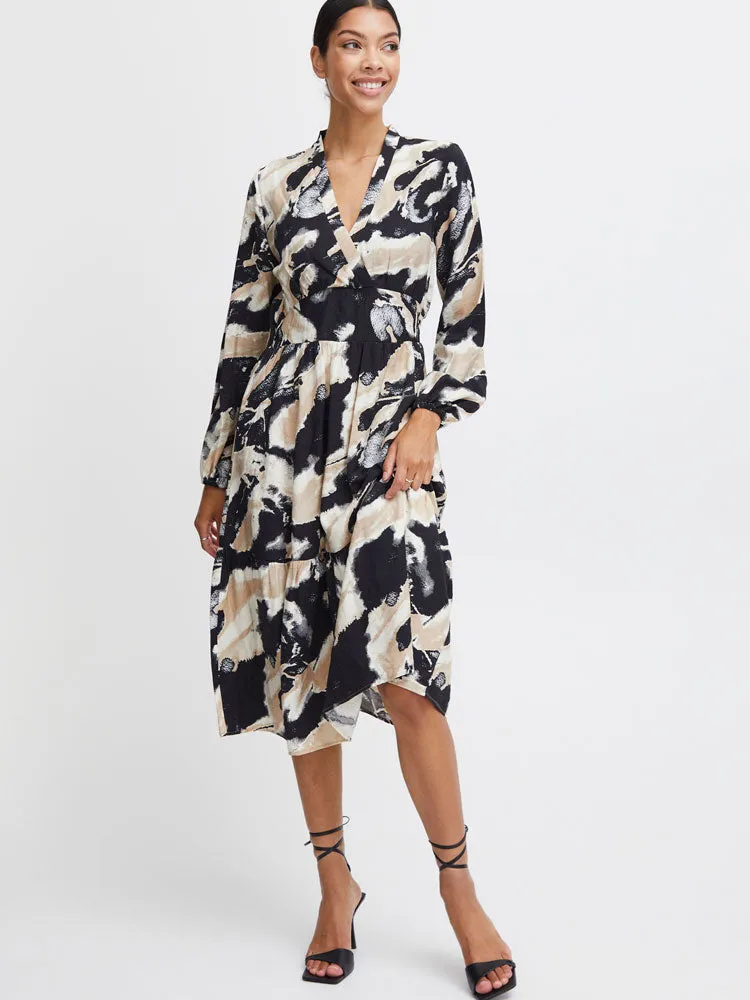 B Young ByIhamma Long Dress Birch