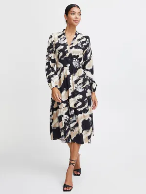 B Young ByIhamma Long Dress Birch