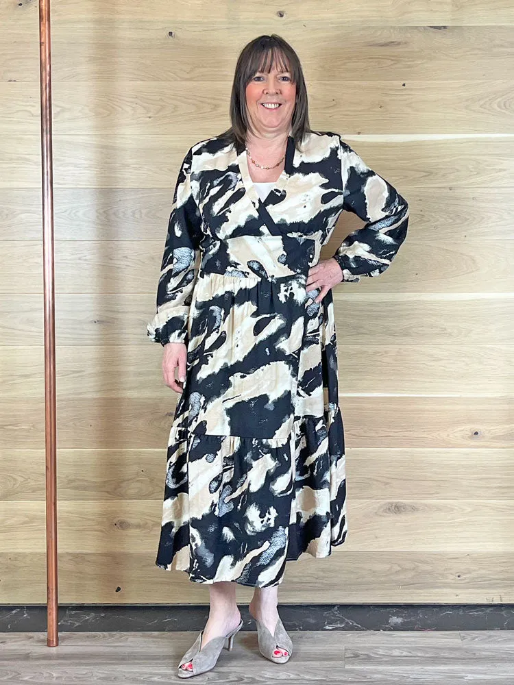 B Young ByIhamma Long Dress Birch