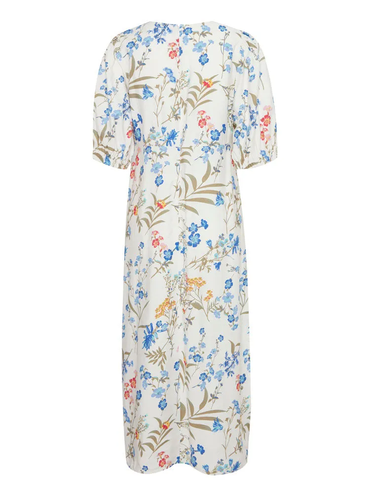 B Young ByImilda Long Dress Marshmallow Mix