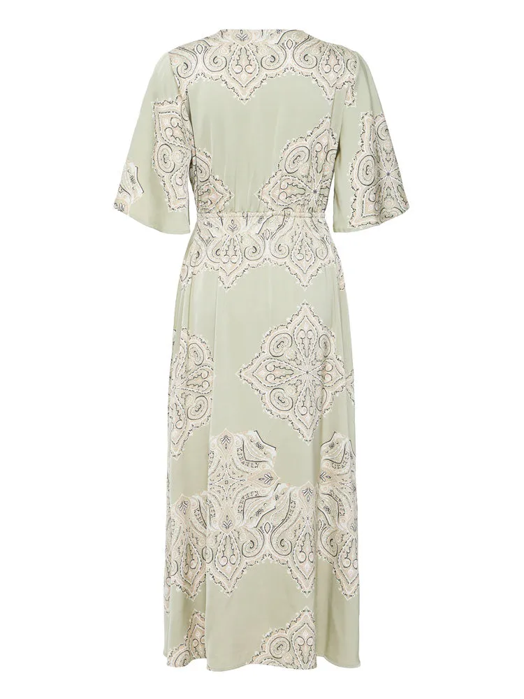 B Young ByJannike Dress Tea Paisley Mix