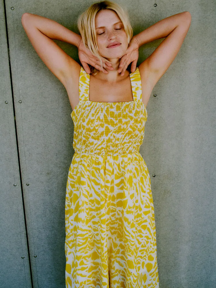 B Young ByJasmine Dress Bamboo Zebra Mix