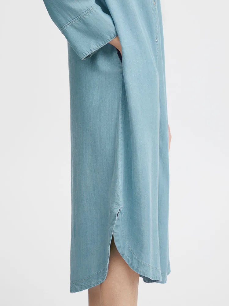 B Young ByLana Shirt Dress Light Blue Denim