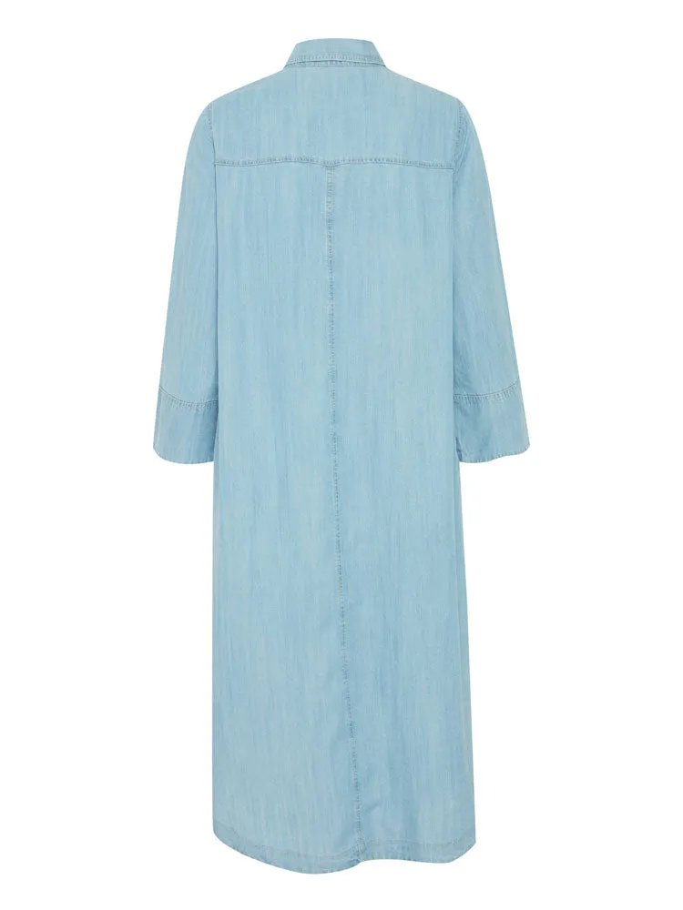 B Young ByLana Shirt Dress Light Blue Denim