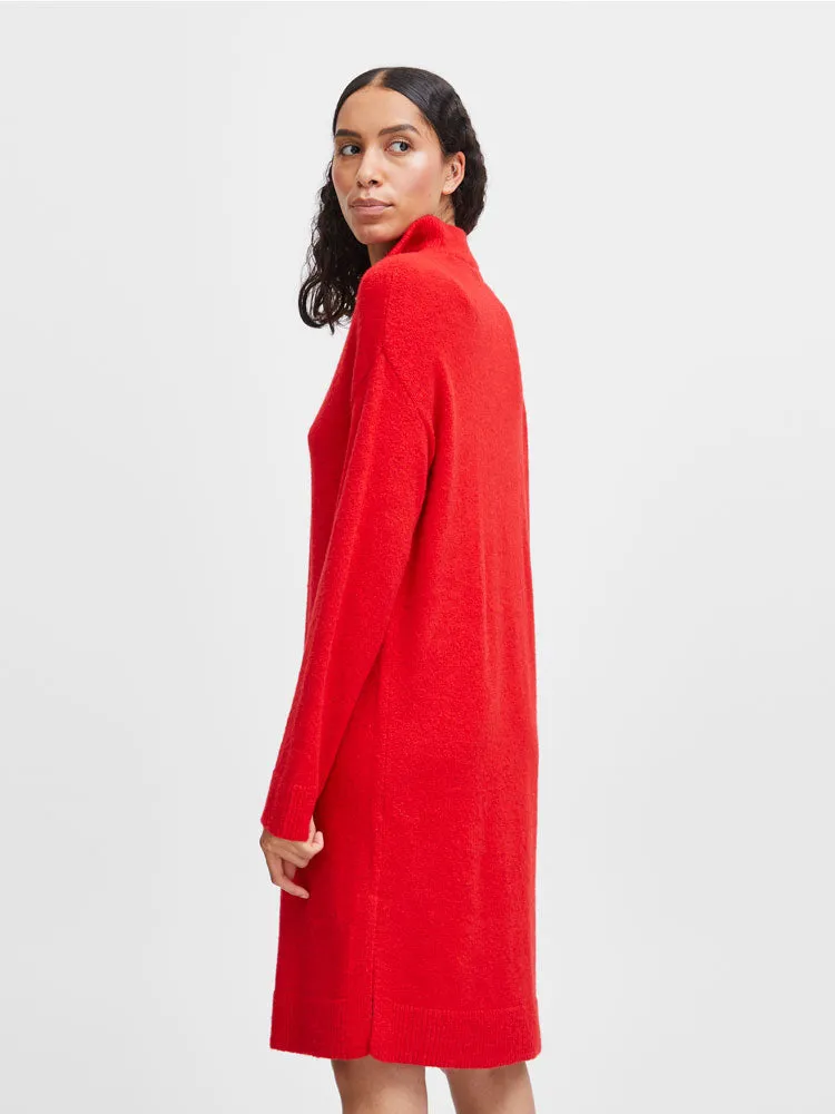 B Young ByOmartha Short Jumper Dress Goji Berry