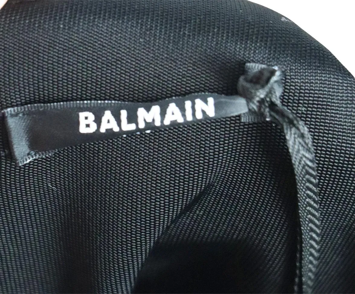 Balmain Black & Silver Sequin Dress sz 6