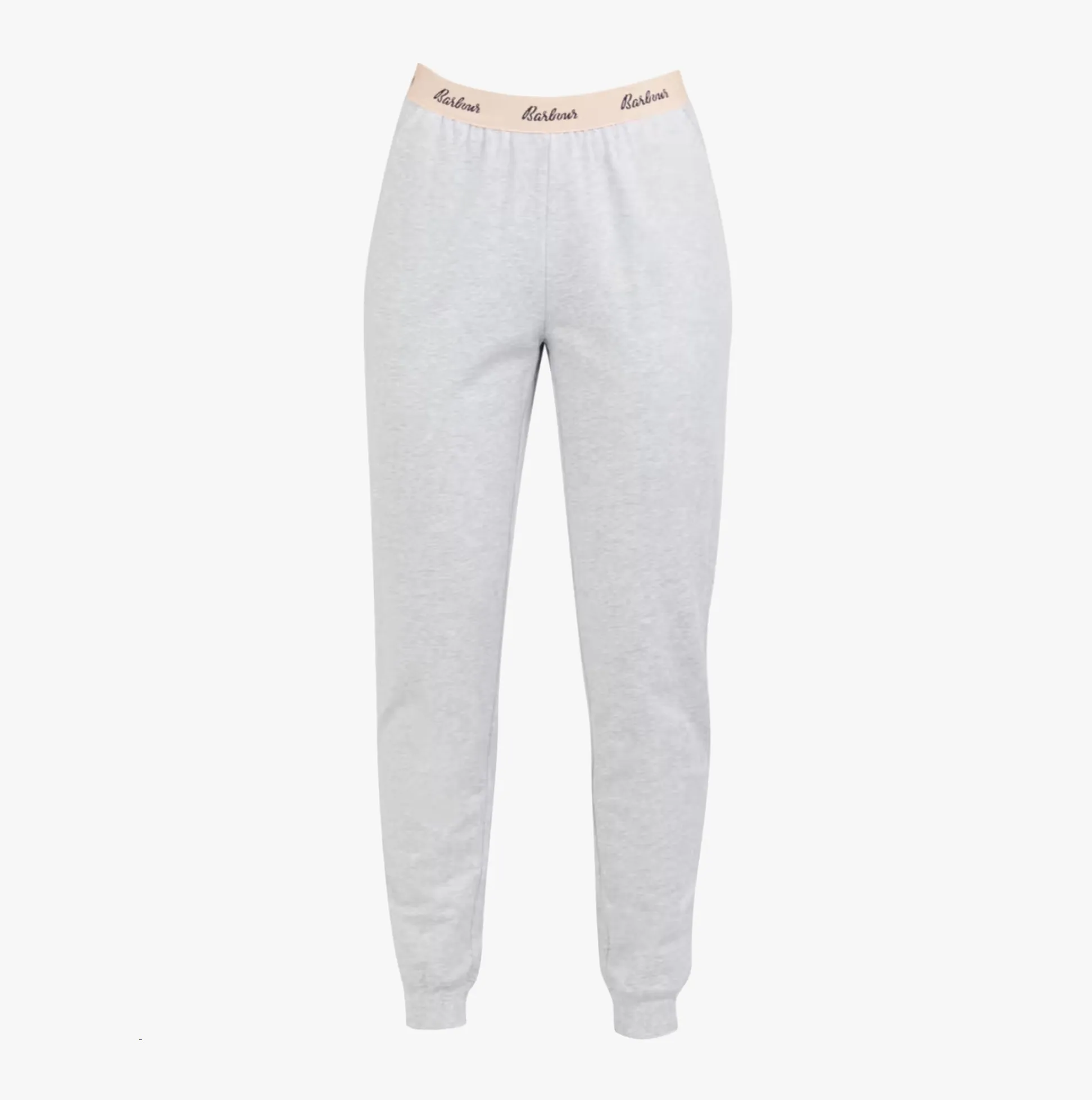 Barbour LOTTIE Womens Cotton Lounge Trousers Light Grey Marl