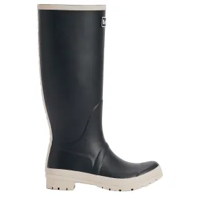 Barbour Womens Abbey Tall Welly Black/White Pepper