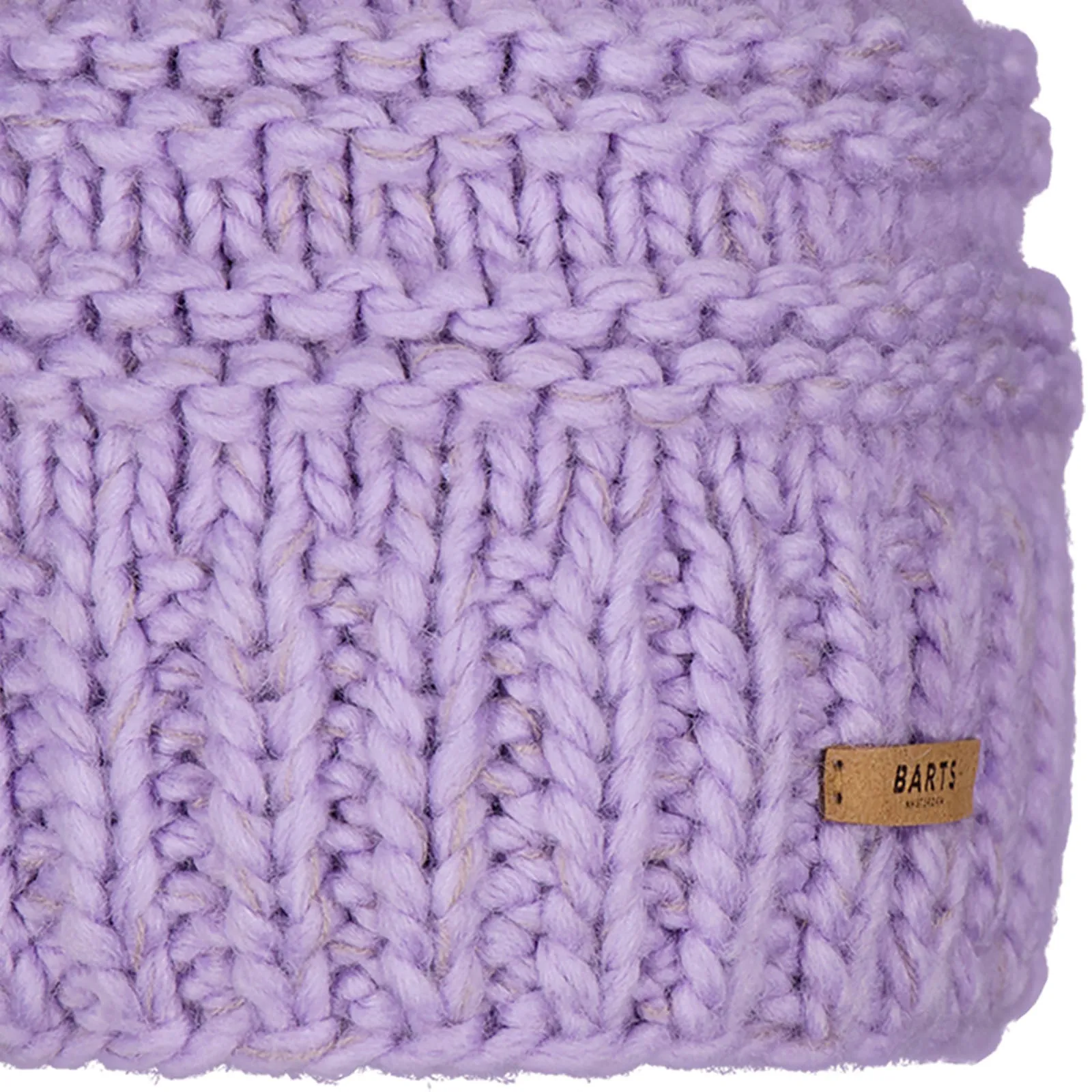 Barts Womens Jasmin Classic Hand Knit Knitted Bobble Hat