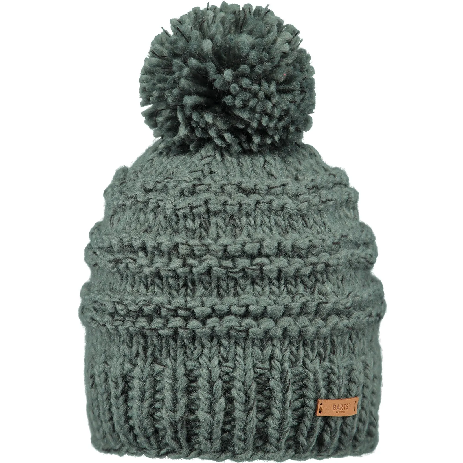 Barts Womens Jasmin Classic Hand Knit Knitted Bobble Hat