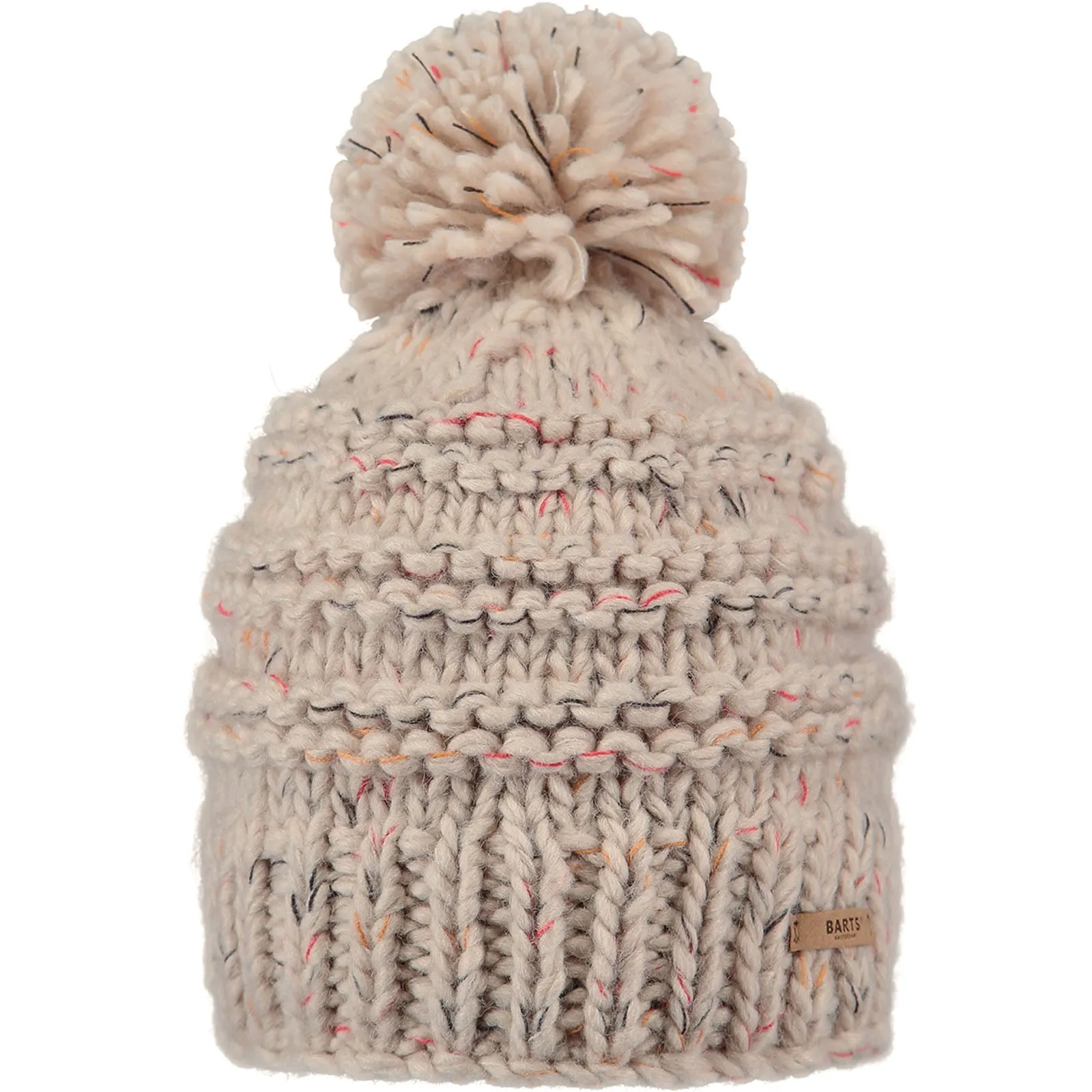 Barts Womens Jasmin Classic Hand Knit Knitted Bobble Hat