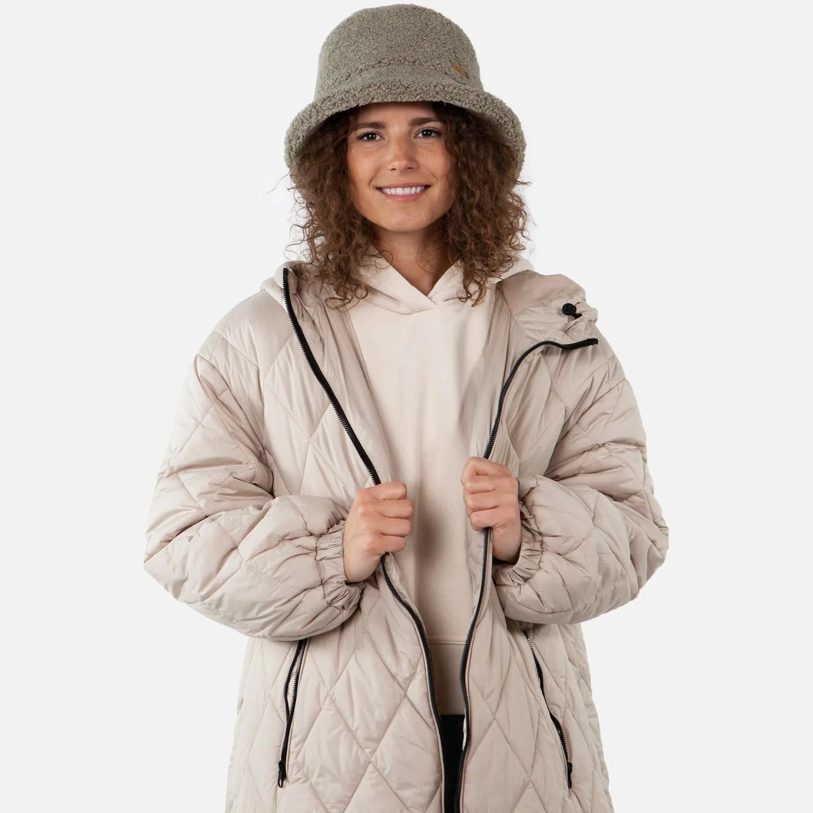 Barts Womens Teddybuck Borg Fleece Fluffy Bucket Hat
