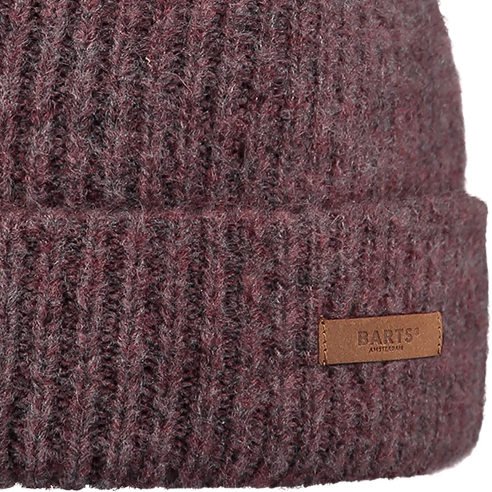 Barts Womens Witzia Stretchy Ribbed Knit Knitted Beanie Hat