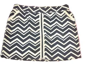 Belyn Key Navy & White Chevron Golf Skort Size XXL. MSP$116