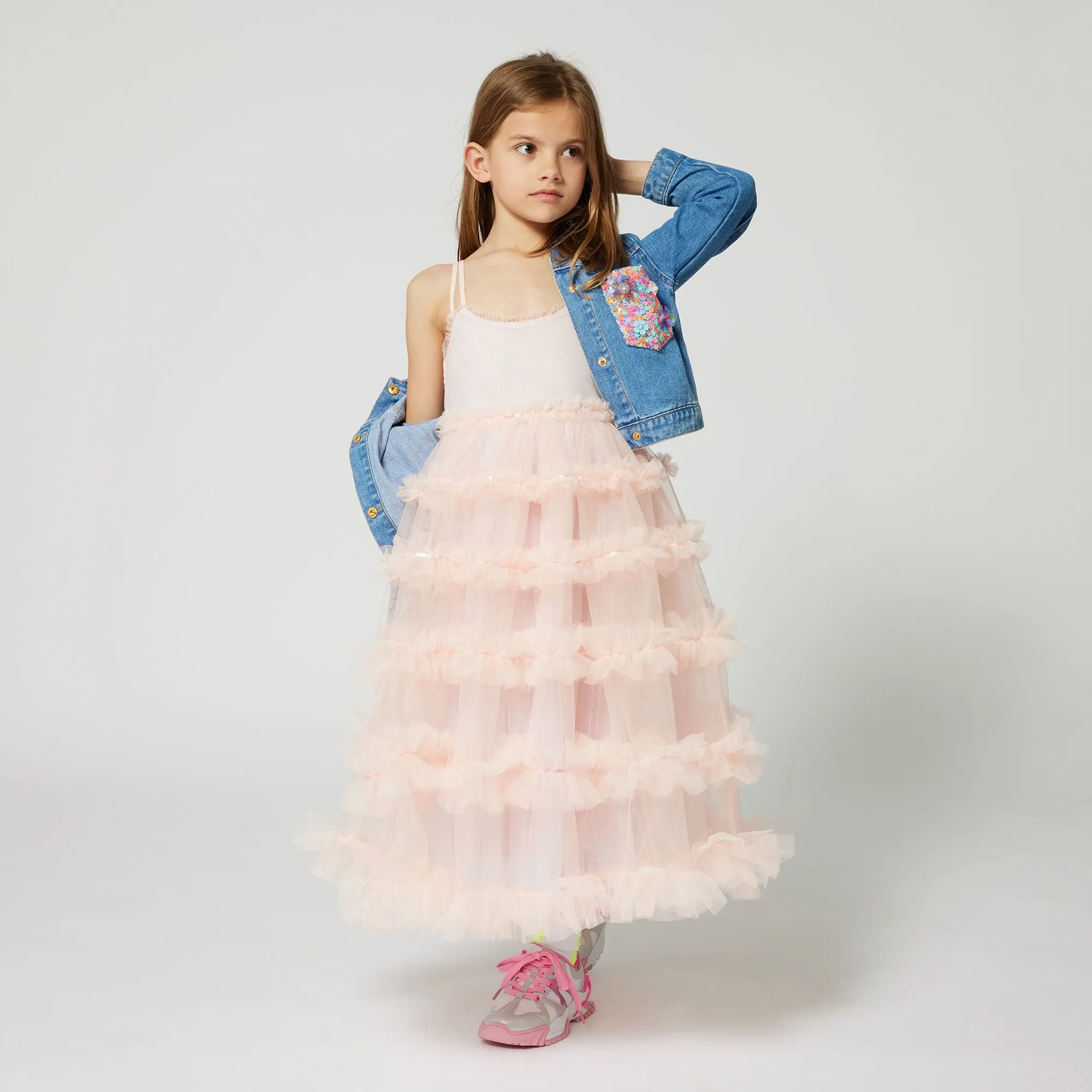 Billieblush Denim Jacket - Double Stone   Brush
