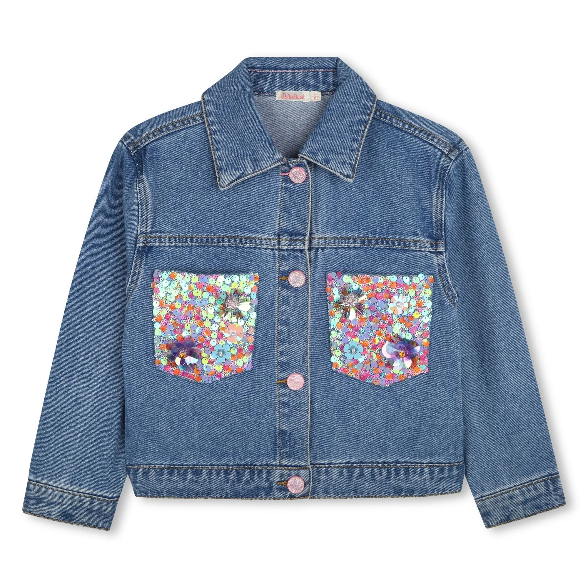 Billieblush Denim Jacket - Double Stone   Brush