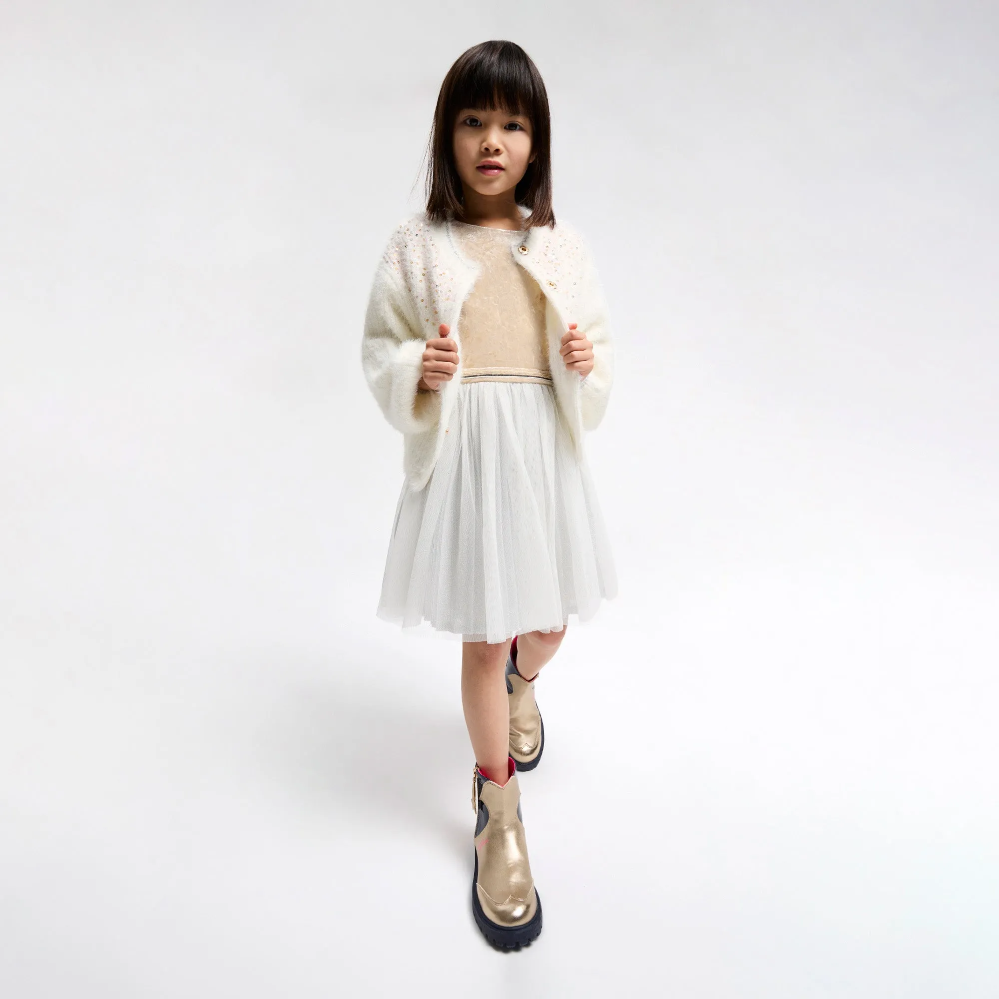 Billieblush Knitted Cardigan - Ivory