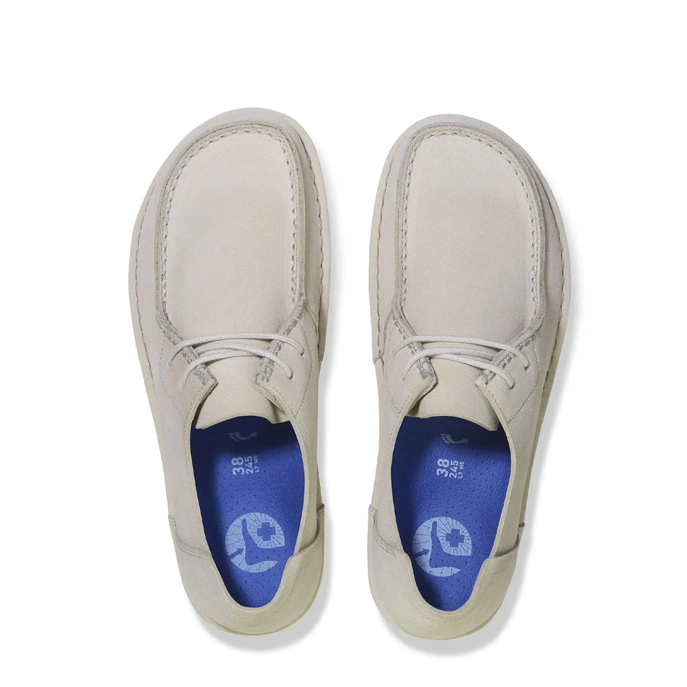 Birkenstock Womens Utti Lace Shoe Antique White