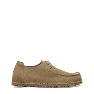 Birkenstock Womens Utti Lace Shoe Gray Taupe