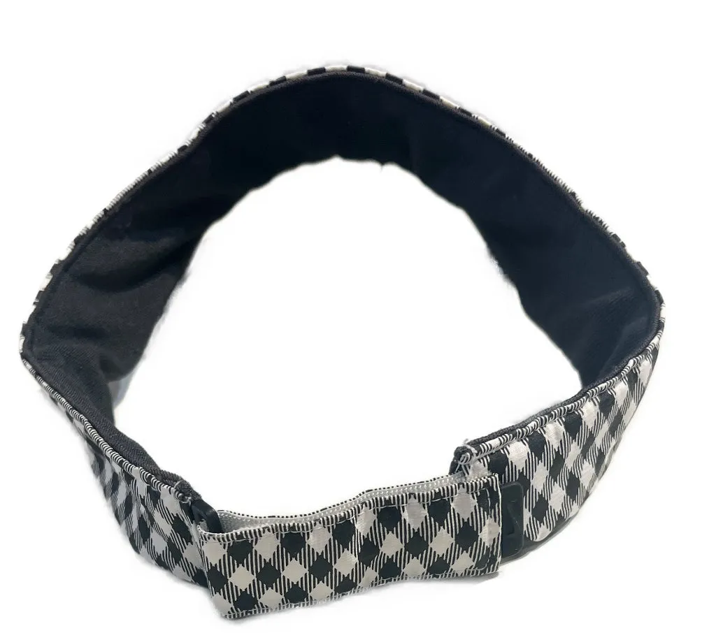 Black & White Gingham Nike Women's Golf Visor  MSP$28