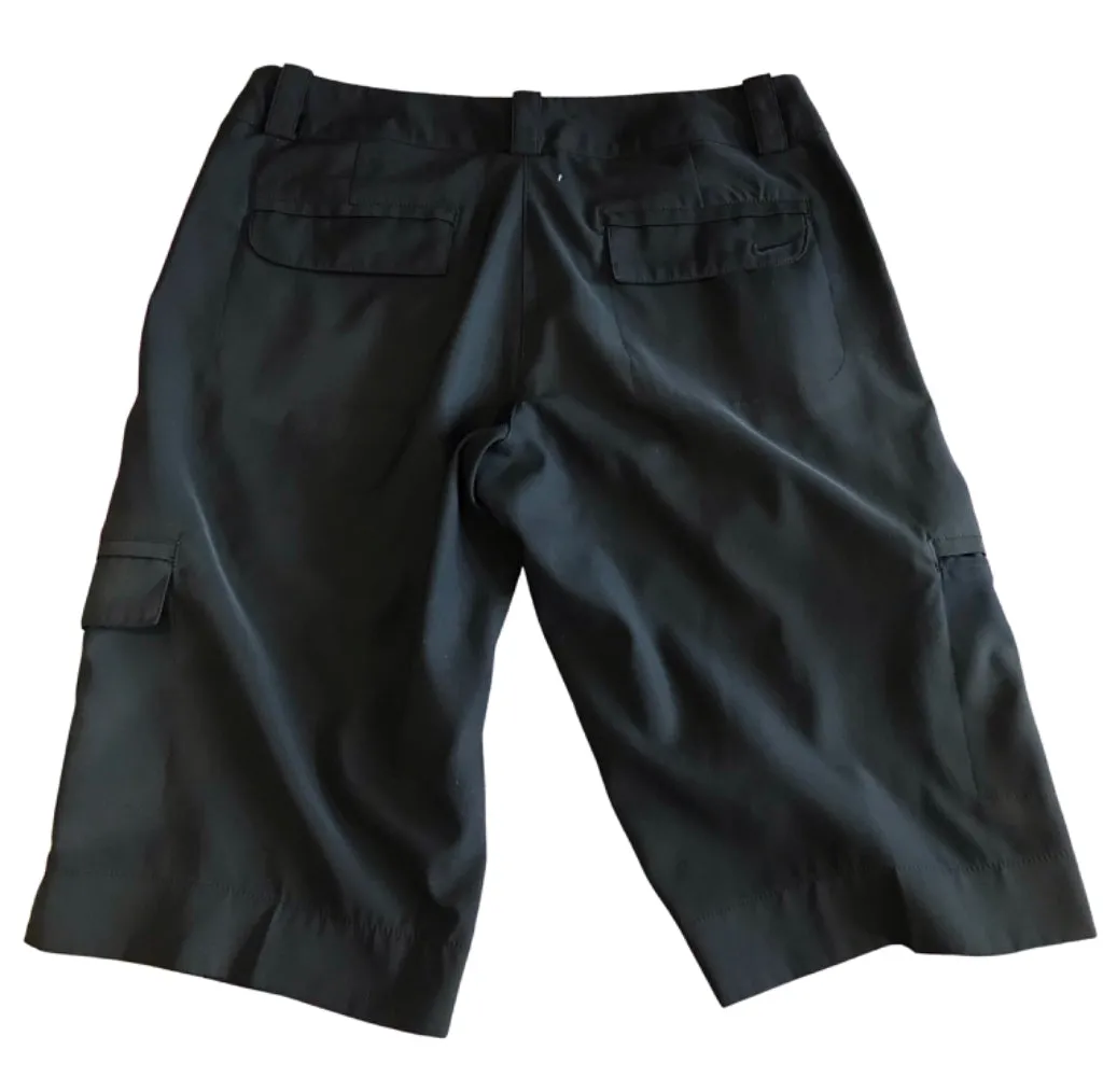 Black Nike Long Performance Shorts, Size 4, MSP $70