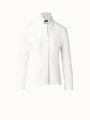Blazer Style Cashmere Knit Cardigan Akris