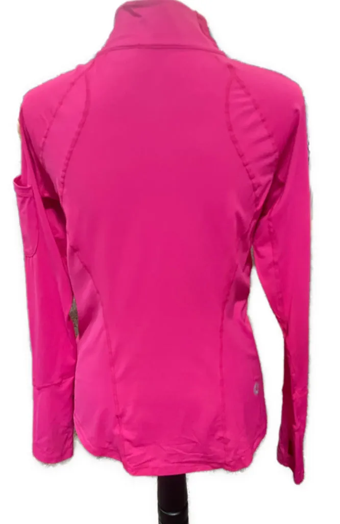 Bloq UV Bubblegum Pink Women's Mock Zip Golf Pullover Size L MSP$88