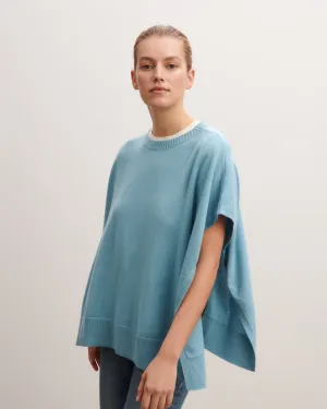 Boat neck poncho Eric Bompard