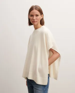 Boat neck poncho Eric Bompard