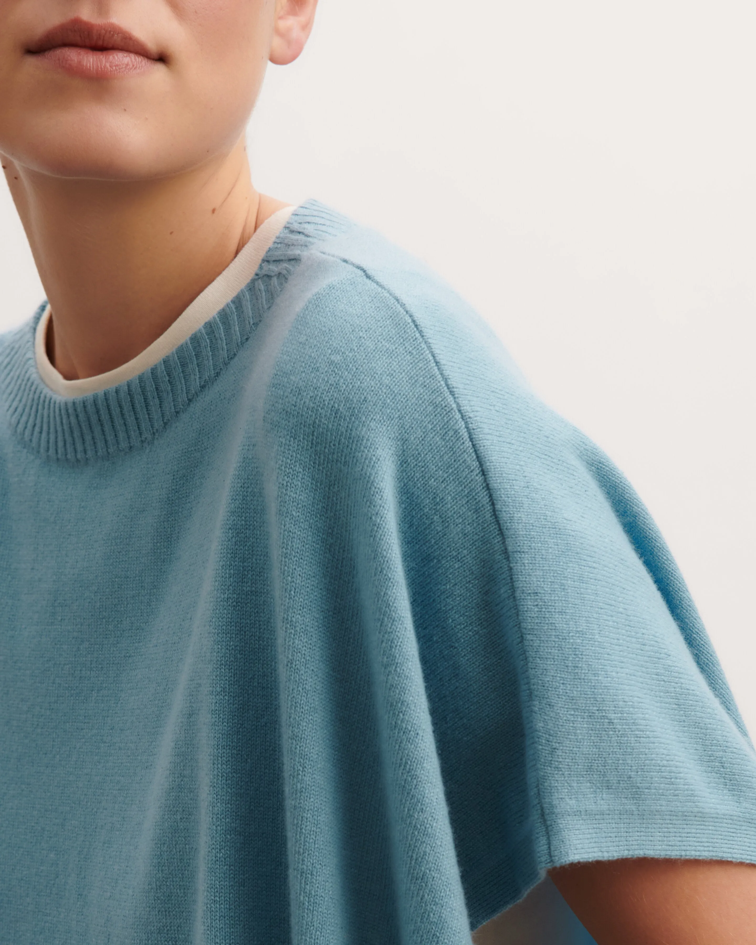 Boat neck poncho Eric Bompard