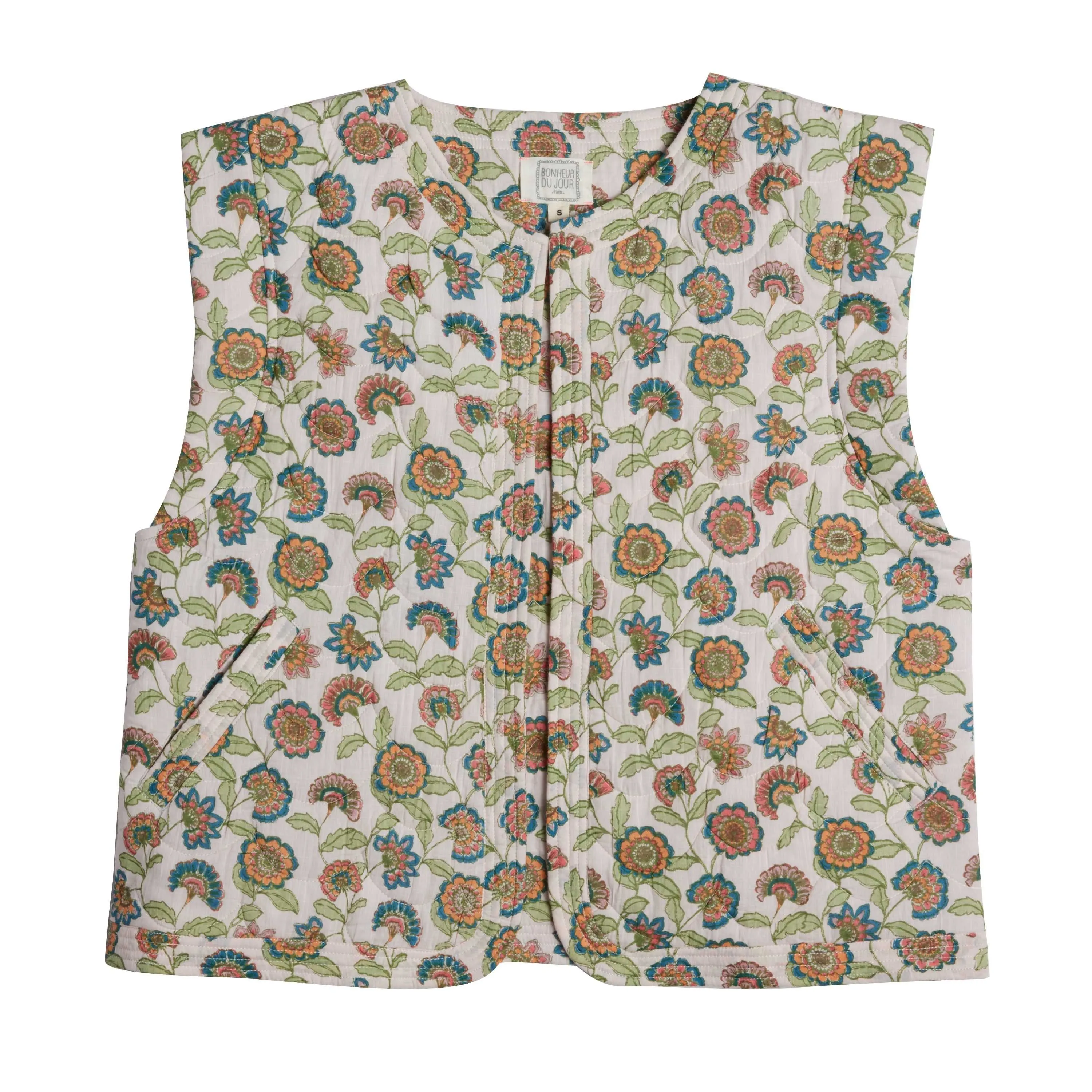 Bonheur du Jour Paris Cherry Girl  Woman Blouse - Rosee/Bleu
