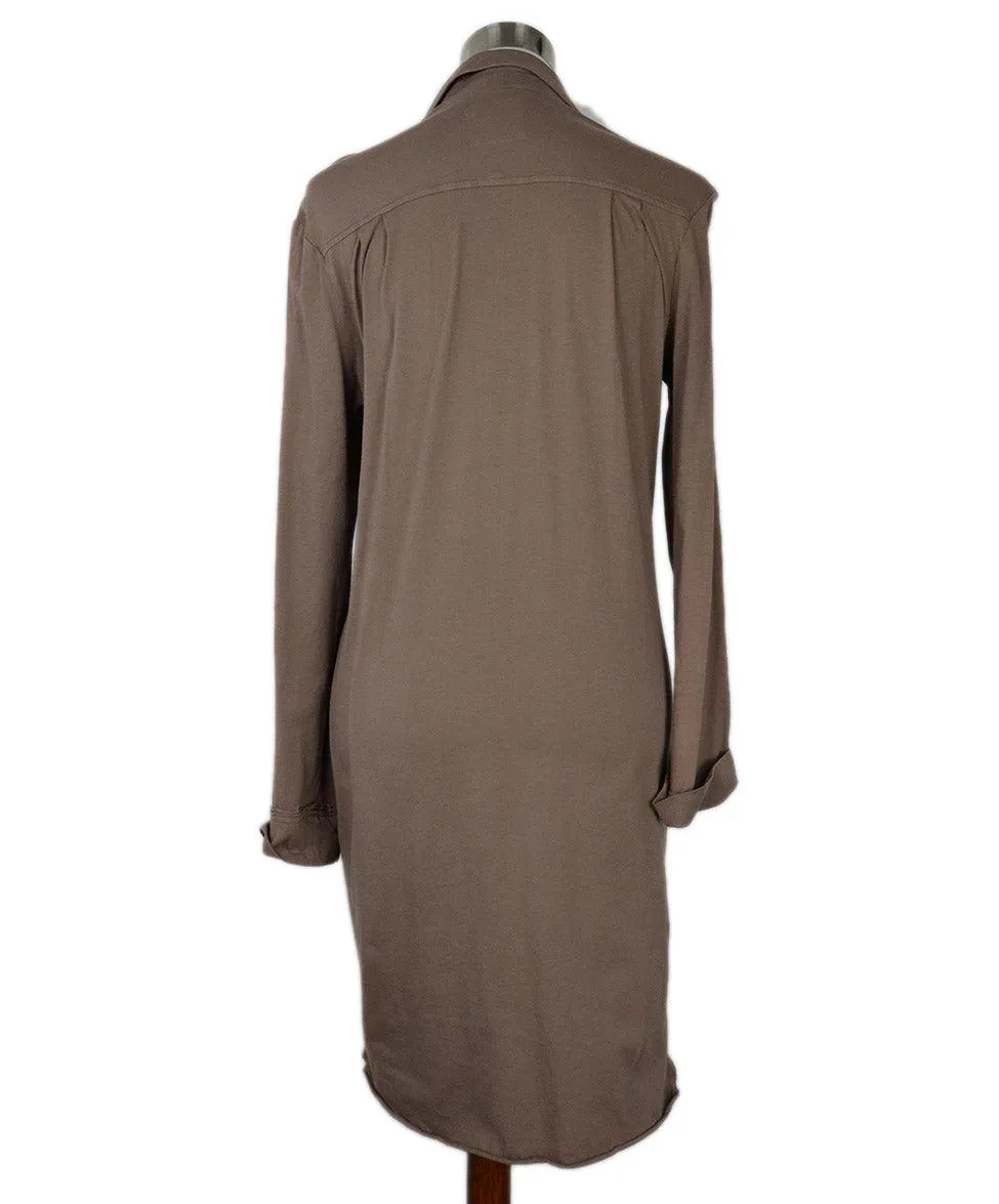 Brochu Walker Brown Cotton Dress sz 4