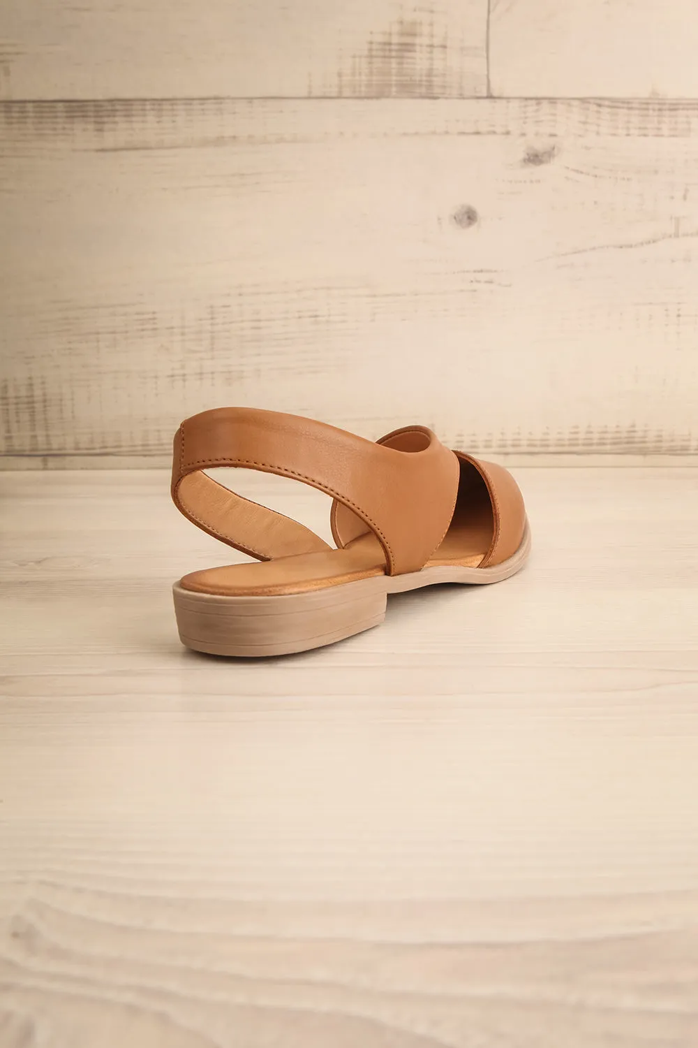 Bruca Brown | Pointed Toe Asymmetrical Flats