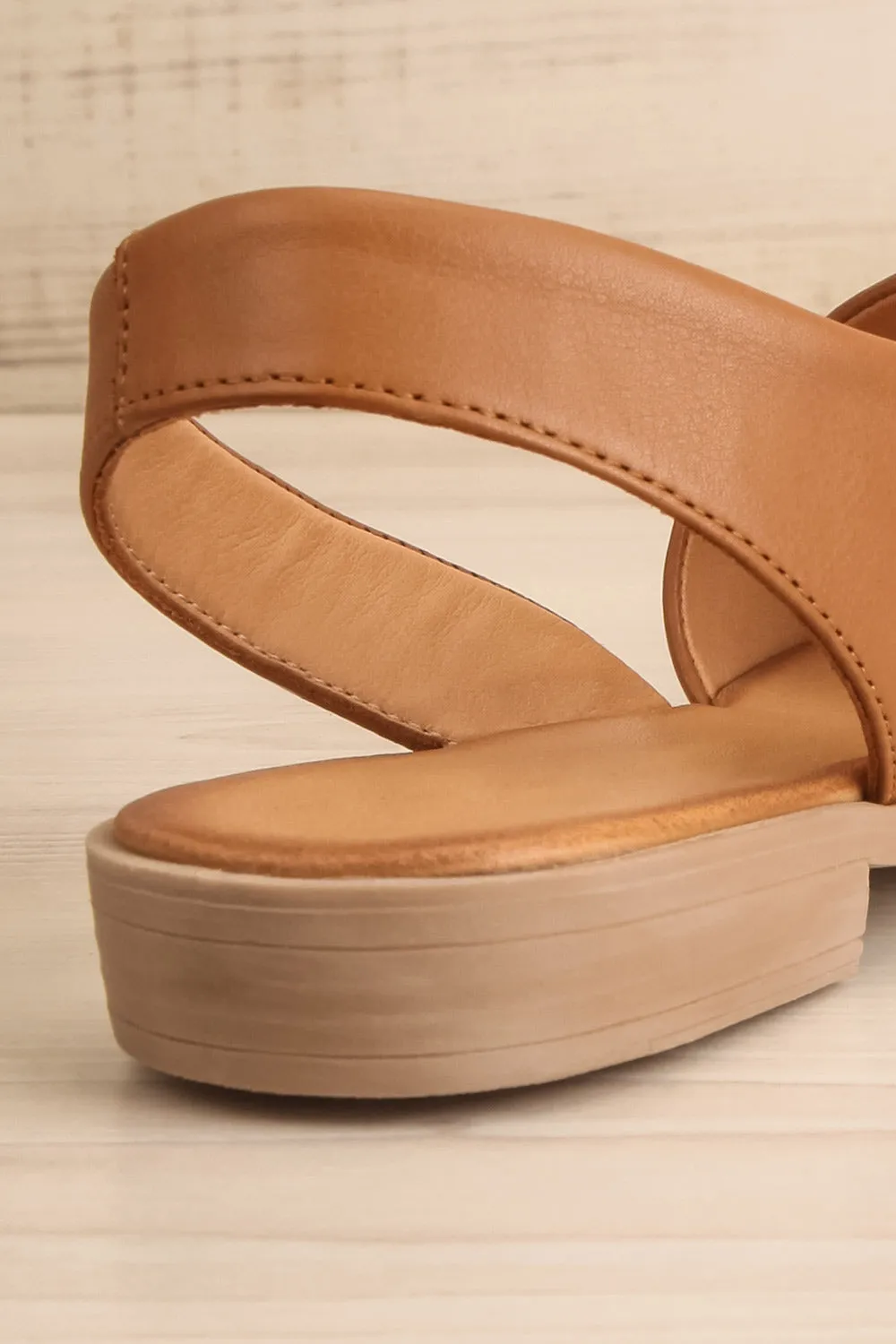 Bruca Brown | Pointed Toe Asymmetrical Flats