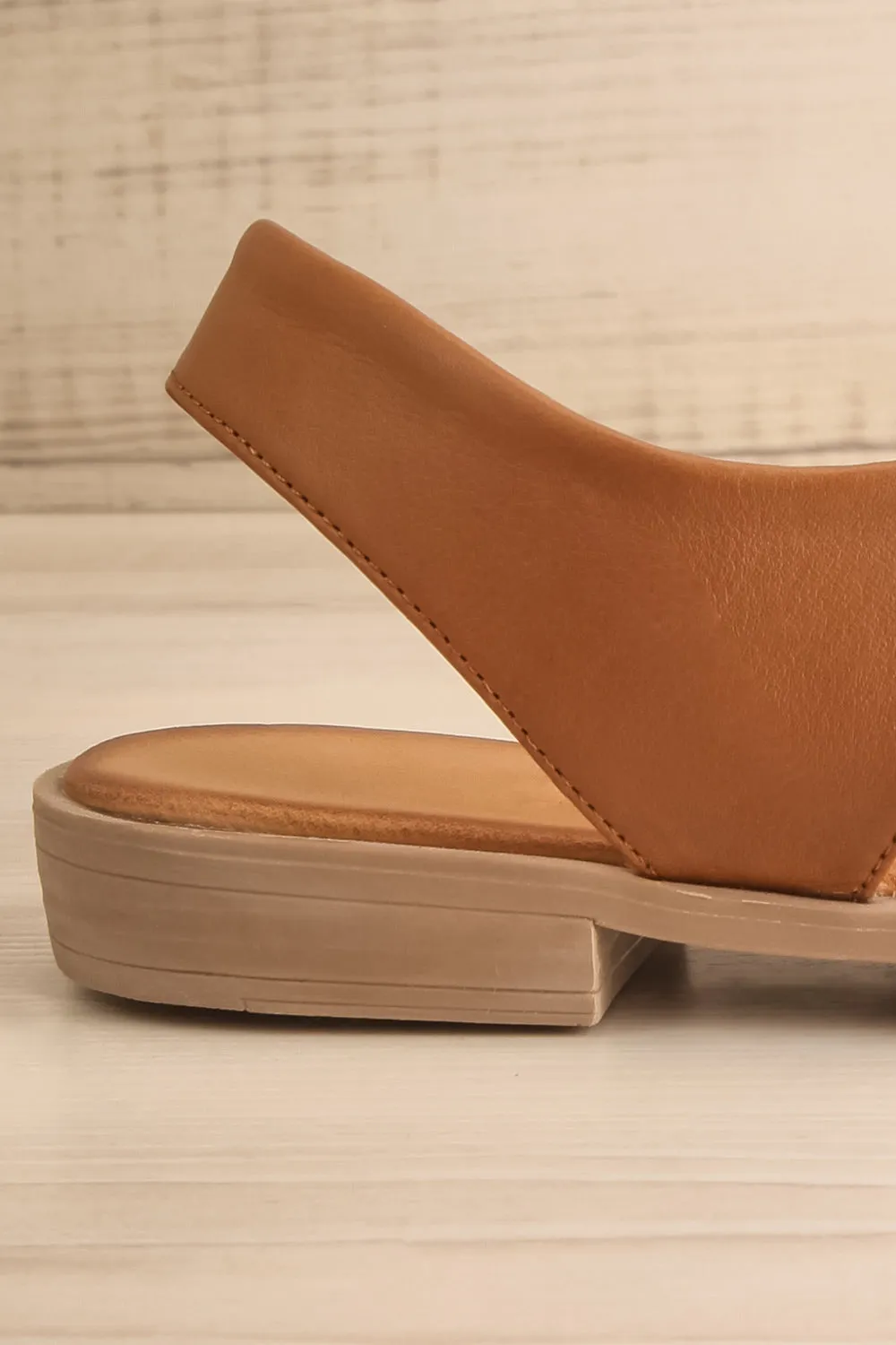 Bruca Brown | Pointed Toe Asymmetrical Flats