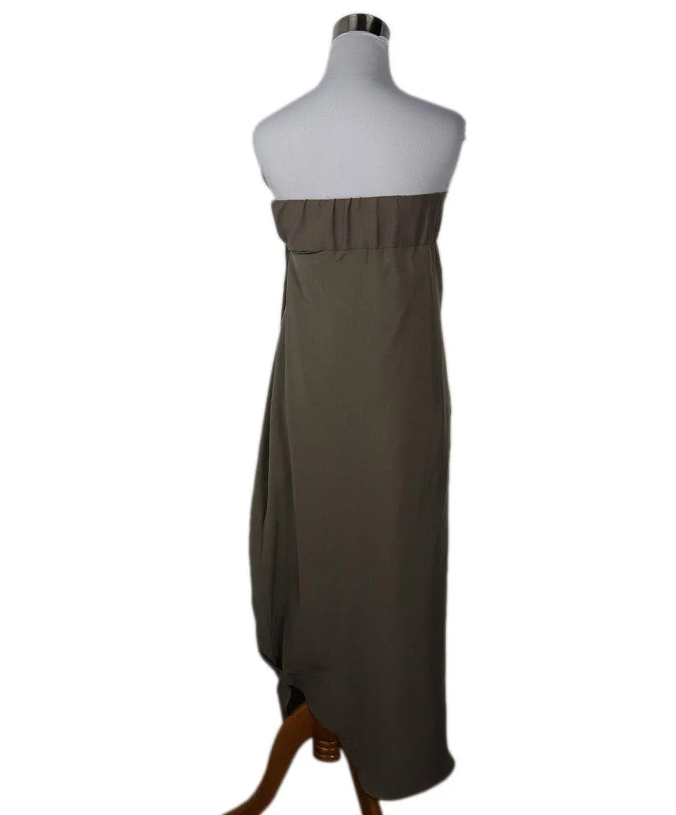 Brunello Cucinelli Strapless Beaded Dress sz 4