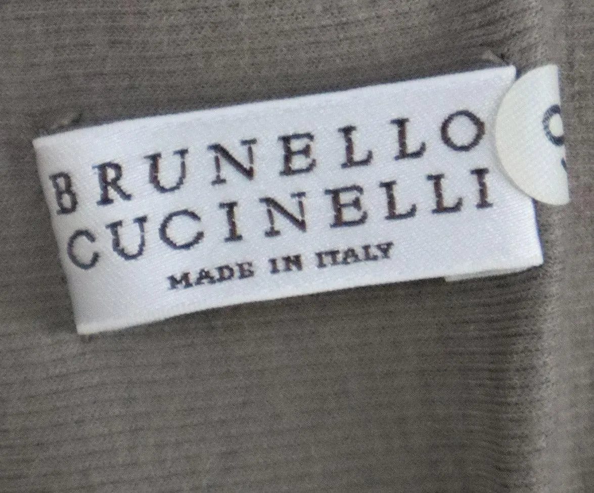 Brunello Cucinelli Strapless Beaded Dress sz 4
