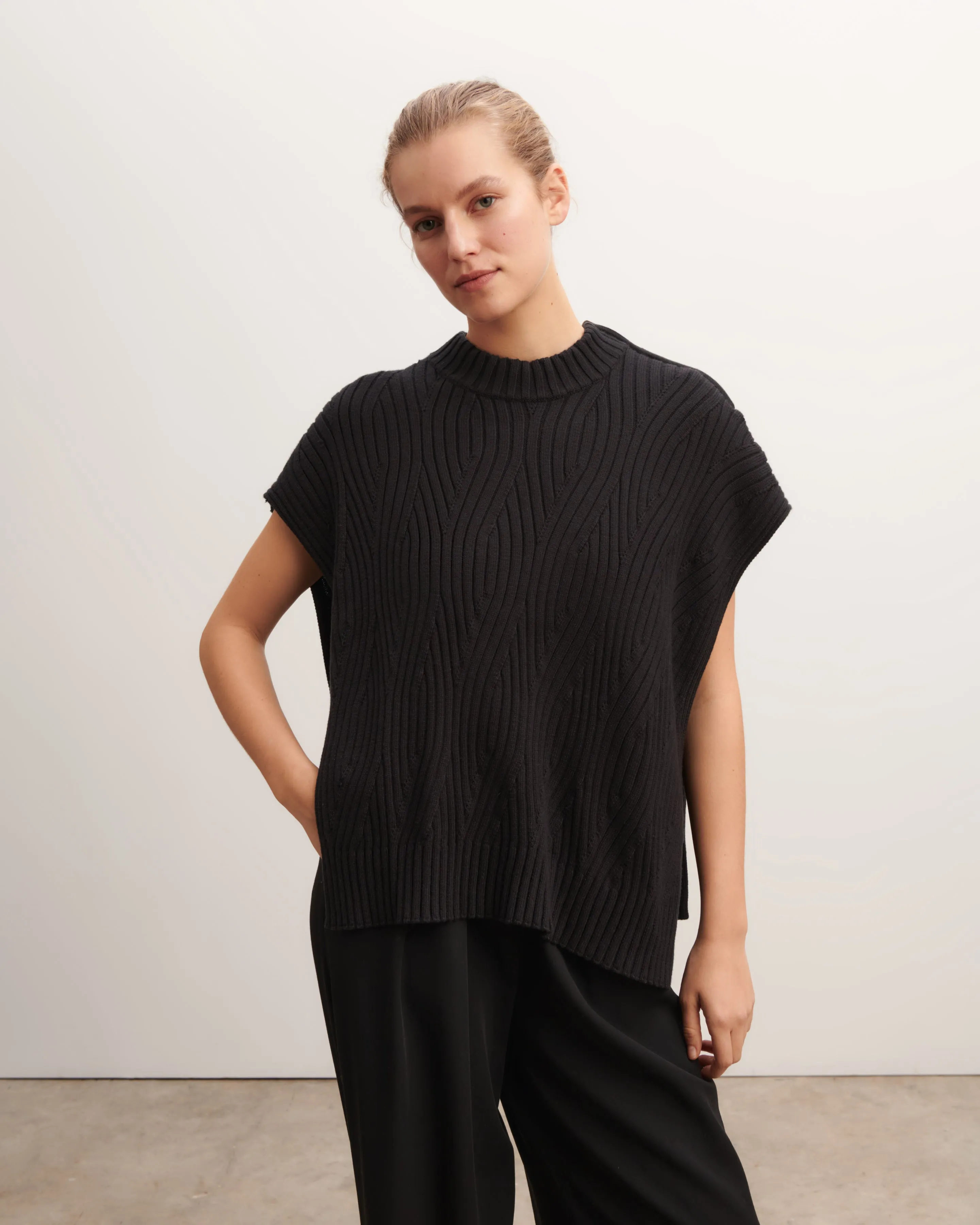 Cable poncho Eric Bompard
