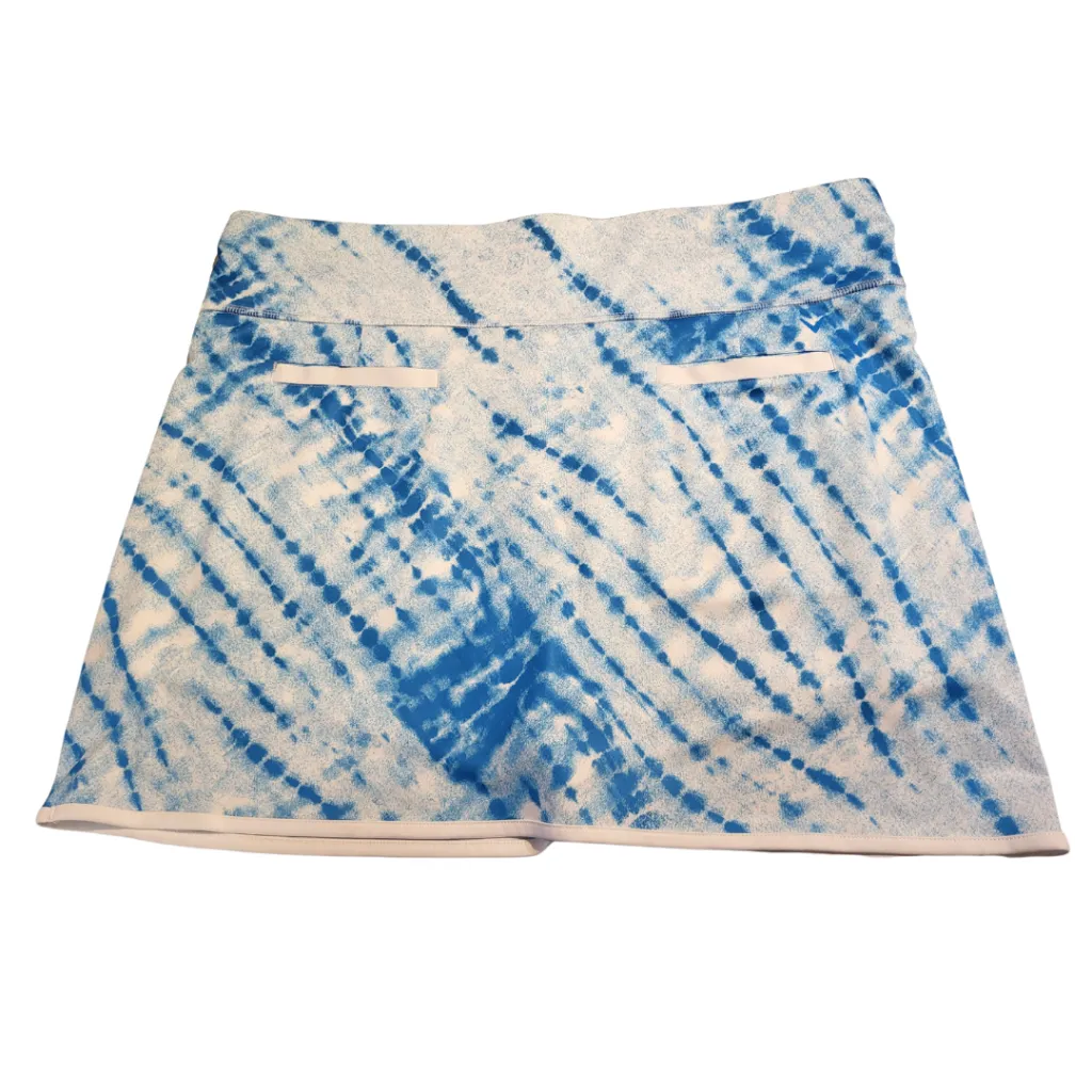 Callaway Light Blue Tye-Dye Pull-On Women's Skort Size XXL