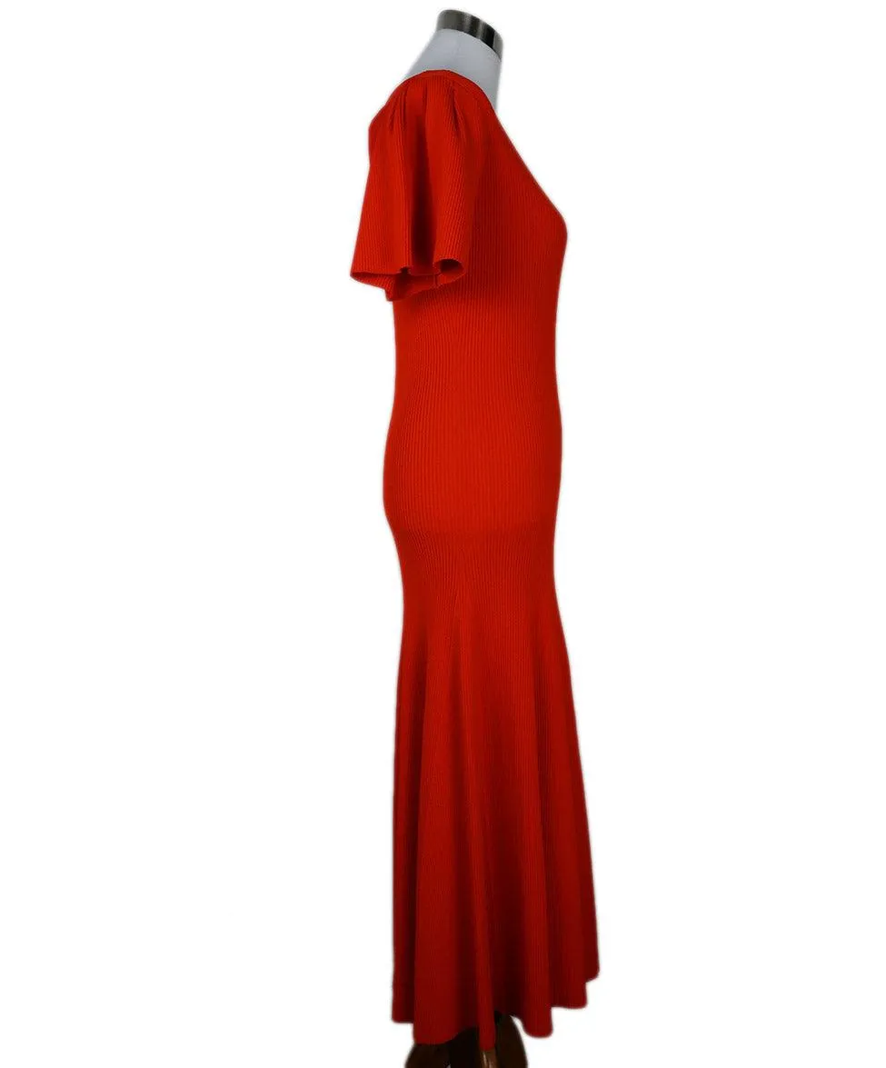 Carolina Herrera Blood Orange Dress sz 8