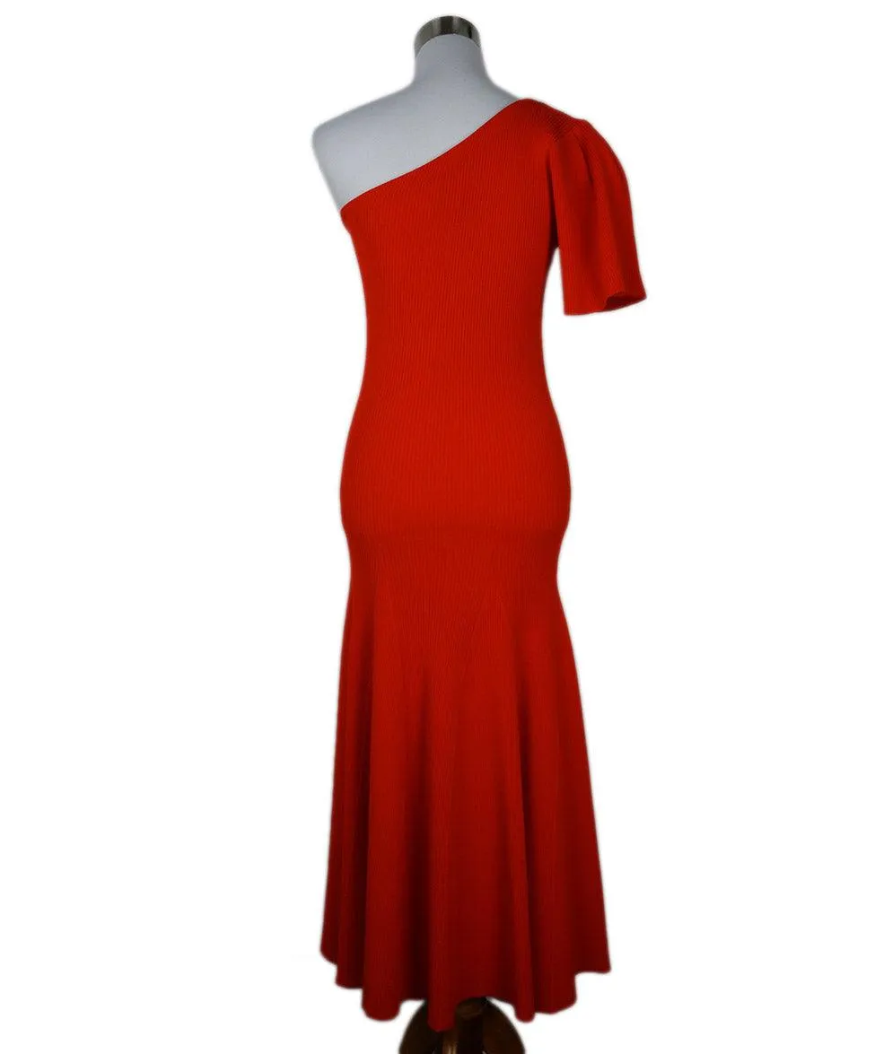 Carolina Herrera Blood Orange Dress sz 8