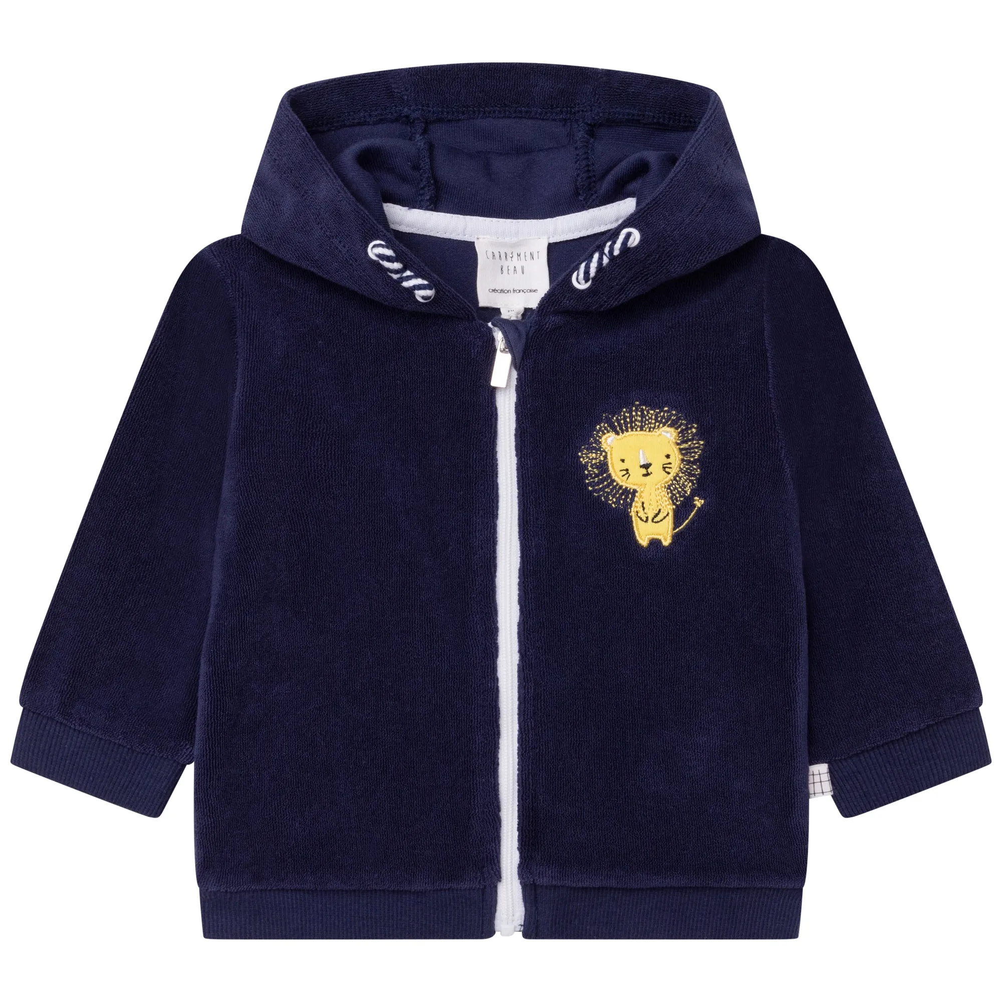 Carrément Beau Hooded Cardigan Spring 1 Infant Navy