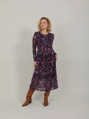 CC Heart Eve Mesh Dress Pink Wave