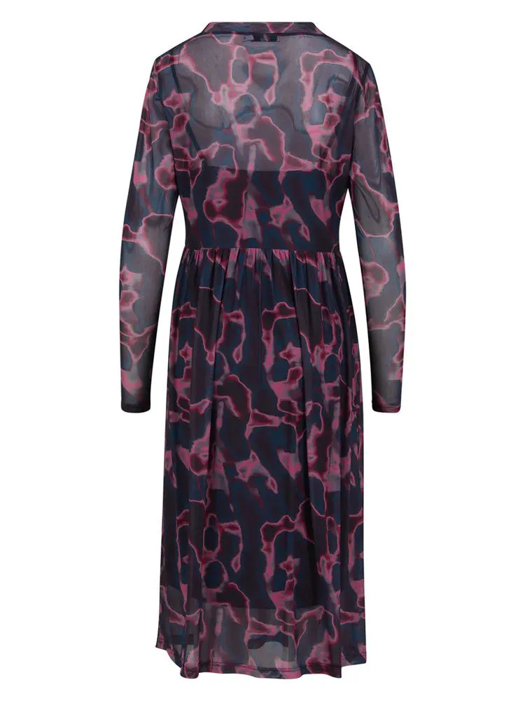 CC Heart Eve Mesh Dress Pink Wave