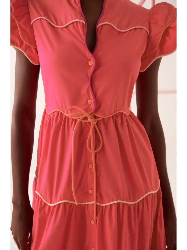 Celia B Baba Cay Pink Dress